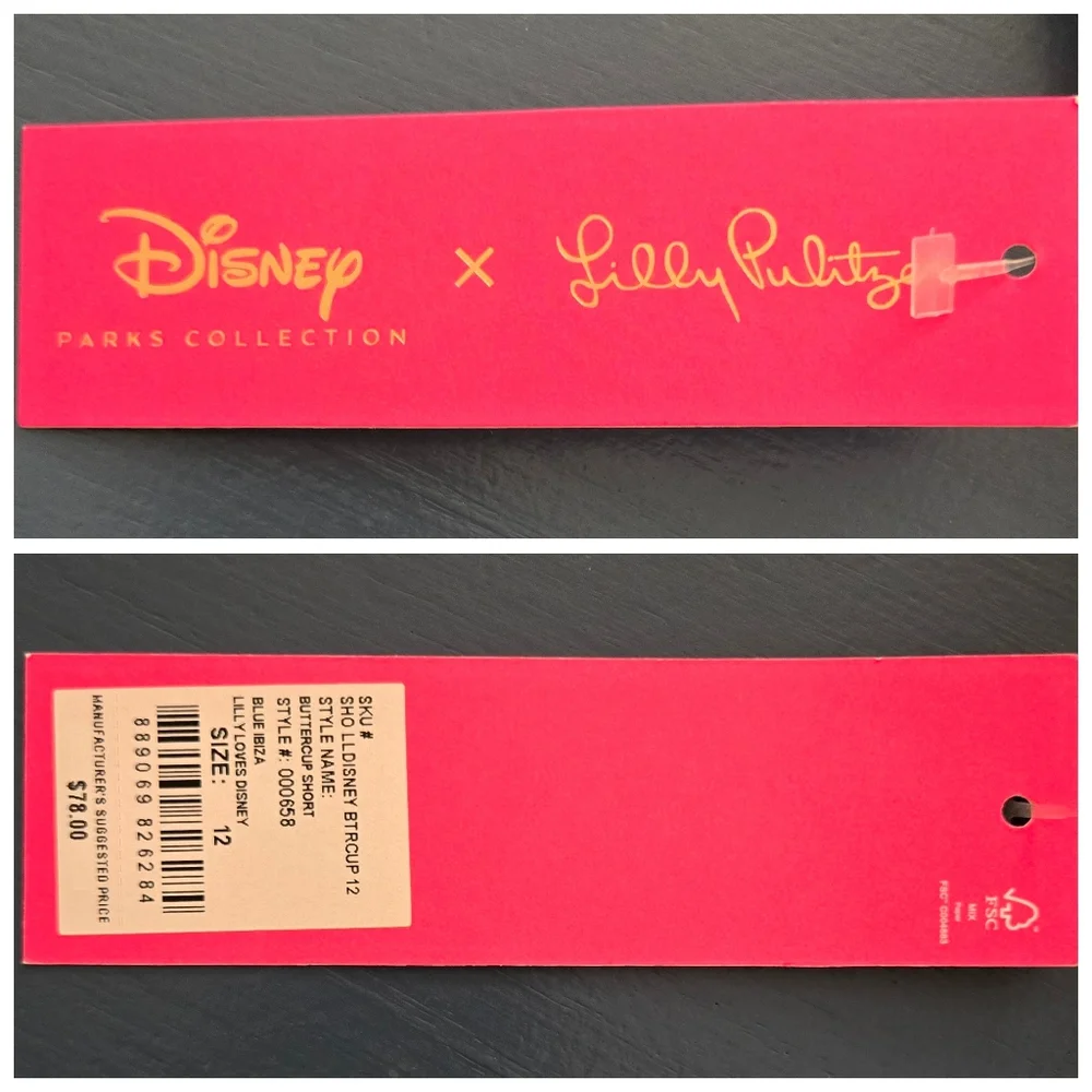 Disney Parks Collection x Lilly Pulitzer Buttercup Shorts - Picture 5 of 5